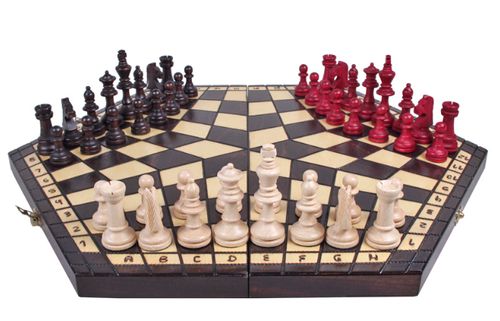 Chess set for 3 persons - Large