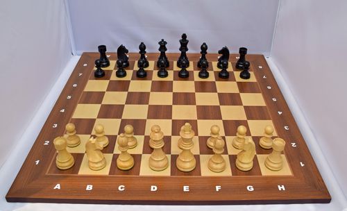 Wooden Chess set No: 6, London board with classic pieces