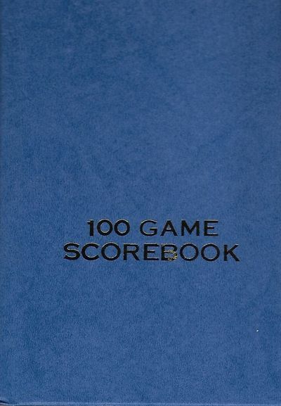 100 Partijen notatieboekje (Blauw)