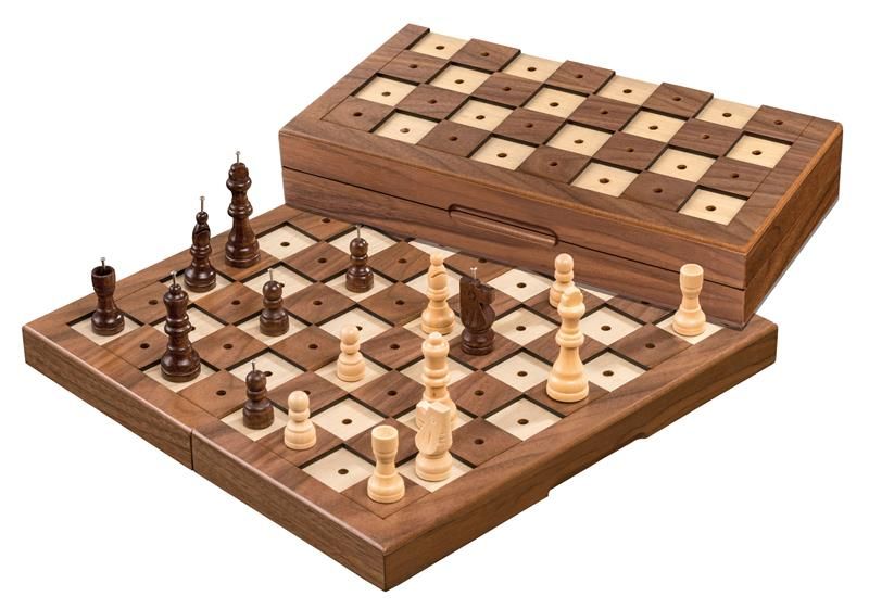 Wooden Chess Set for the Blind, KH 64