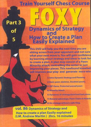 Foxy Openings, #86, Dynamics of Strategy and how to Create a Plan
