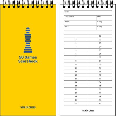 50 Games Scorebook