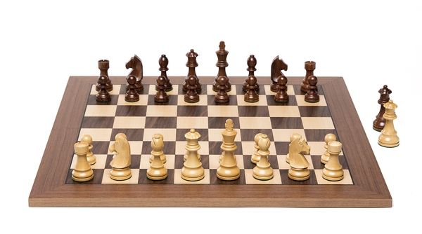 Wooden Chess board No: 6, DGT Walnut Chess Board